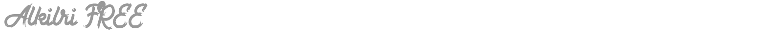 Alkilri font preview